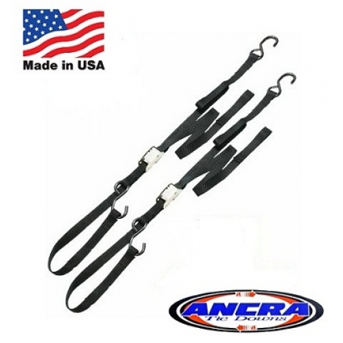 Ancra Integra Classic Tie Downs, Black